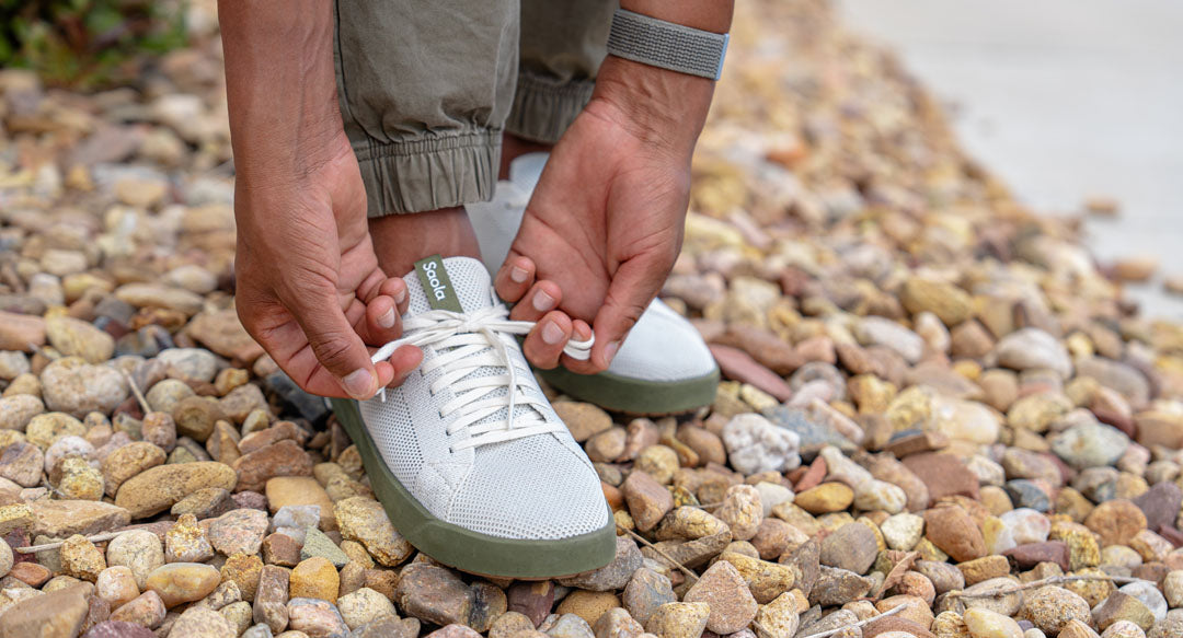 Cannon Knit M 2.0 White / Burnt Olive - SAOLA EUROPE © 2024