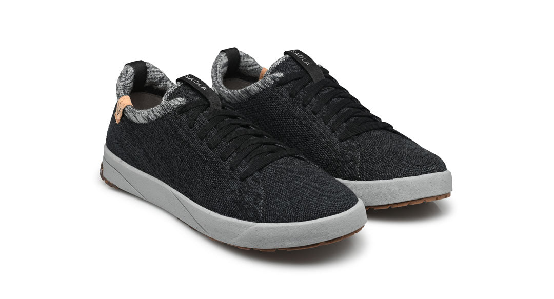 Cannon Knit M 2.0 Wool Black - Steel Grey - SAOLA EUROPE © 2024