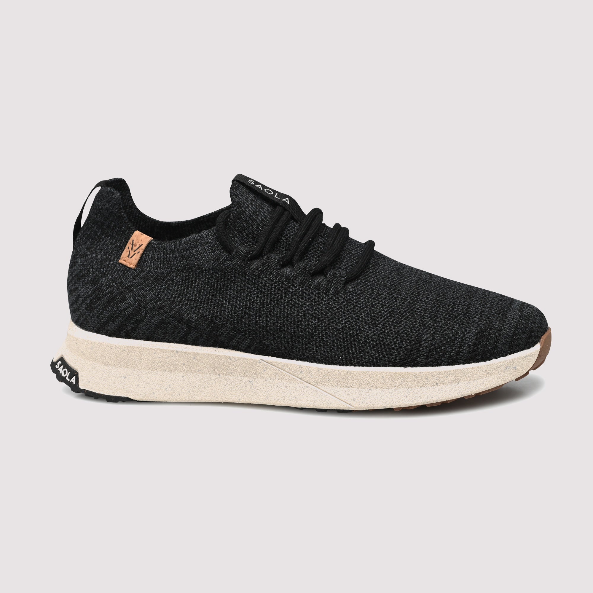 Tsavo W 2.0 Wool Black - Steel Grey