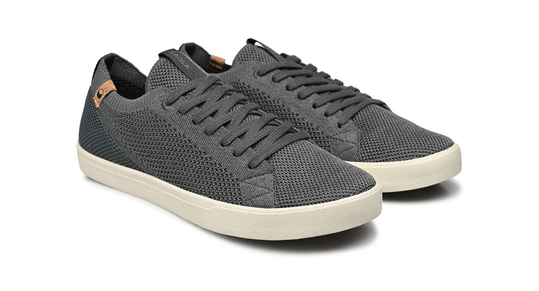 Baskets homme de couleur charcoal vue d’ensemble coté droit