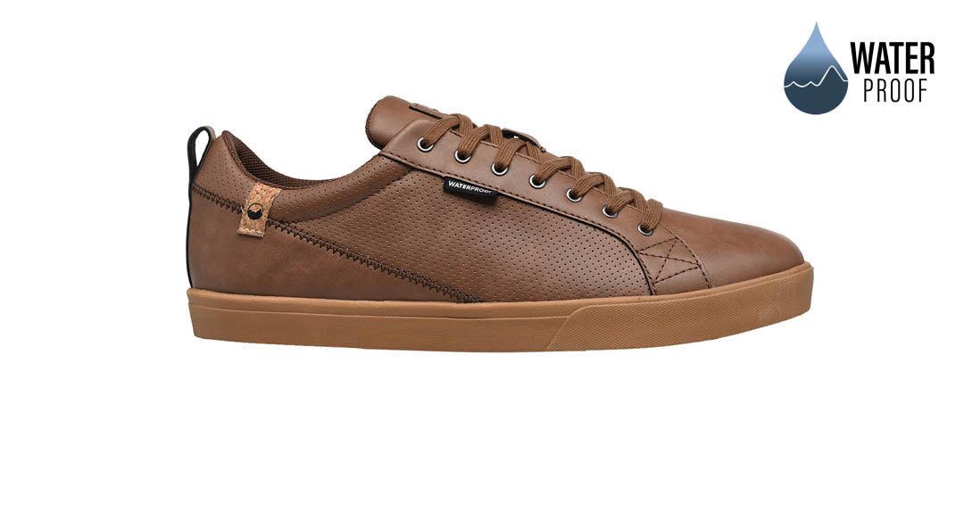 Chaussure homme de couleur chocolat vue du coté droit