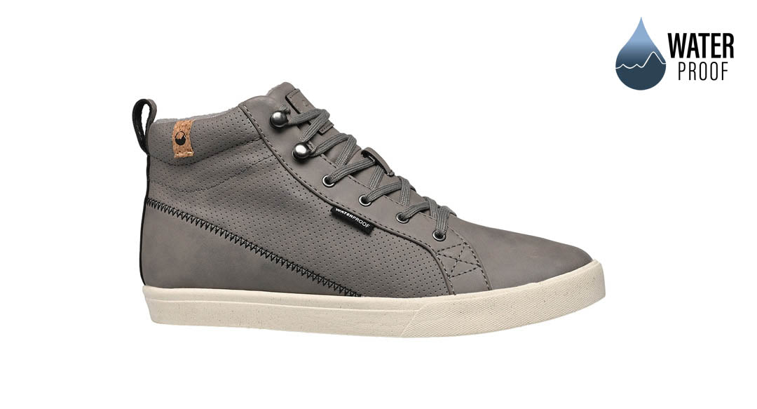 Chaussure femme de couleur gris vue du coté droit
