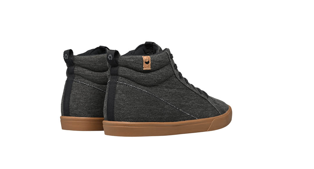 Baskets homme de montante couleur dark grey vue d'ensemble de l'arrière