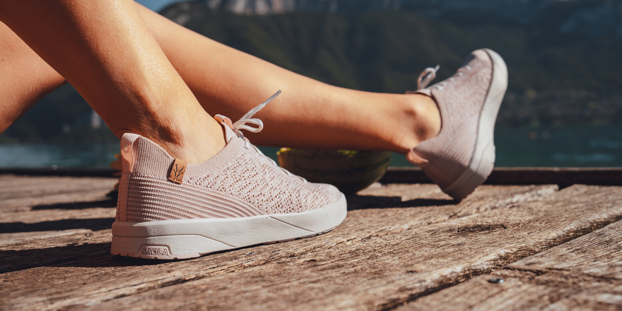 Baskets Knit Femme