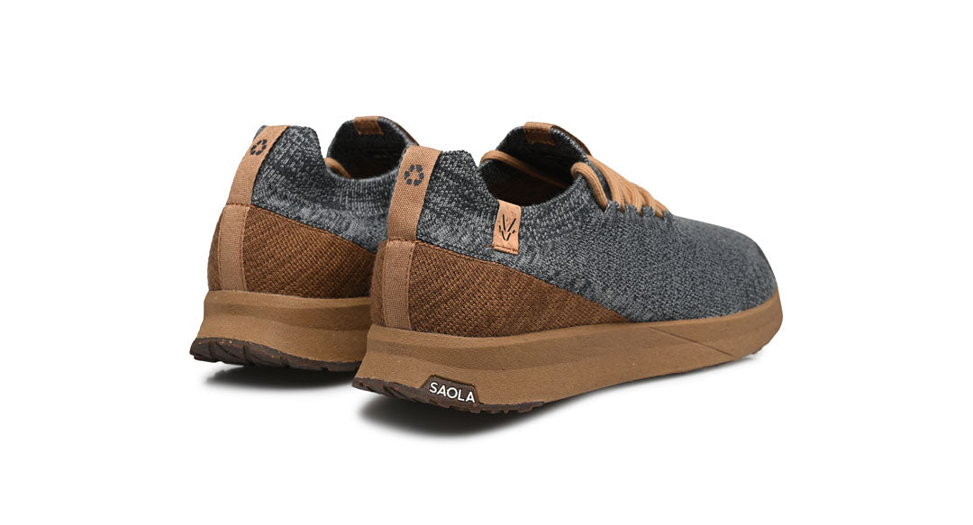 Tsavo M 2.0 Wool Steel Gray - Tobacco