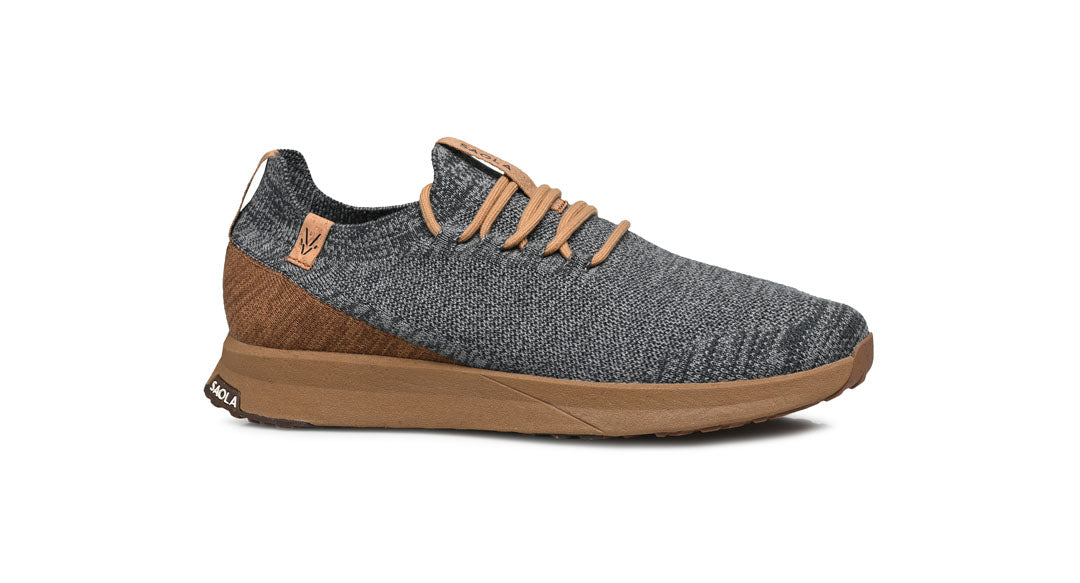 Tsavo M 2.0 Wool Steel Gray - Tobacco